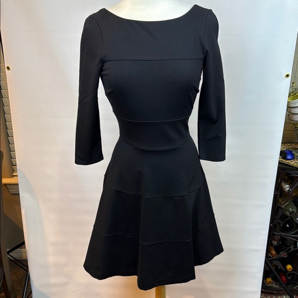 Banana Republic Black Dress with Zippered back, - Picture 1 of 7